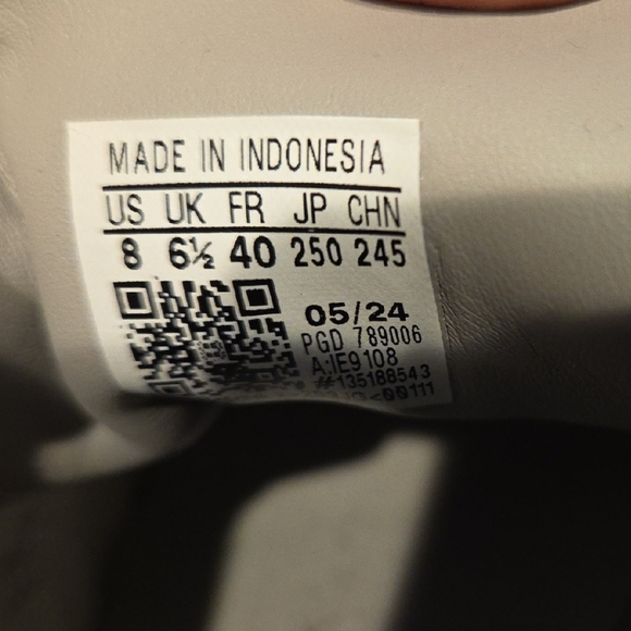 Adidas Samba Gray Sneakers Size 8 - Picture 4 of 5